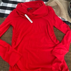 PattyBoutik long sleeve cowl neck top - size xl